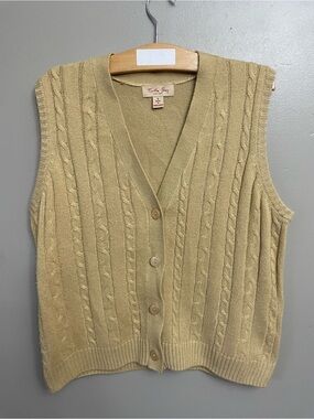 Vintage Turtle Bay Sweater Vest Large